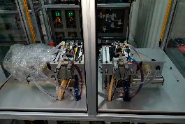 Assembly and leak test machine